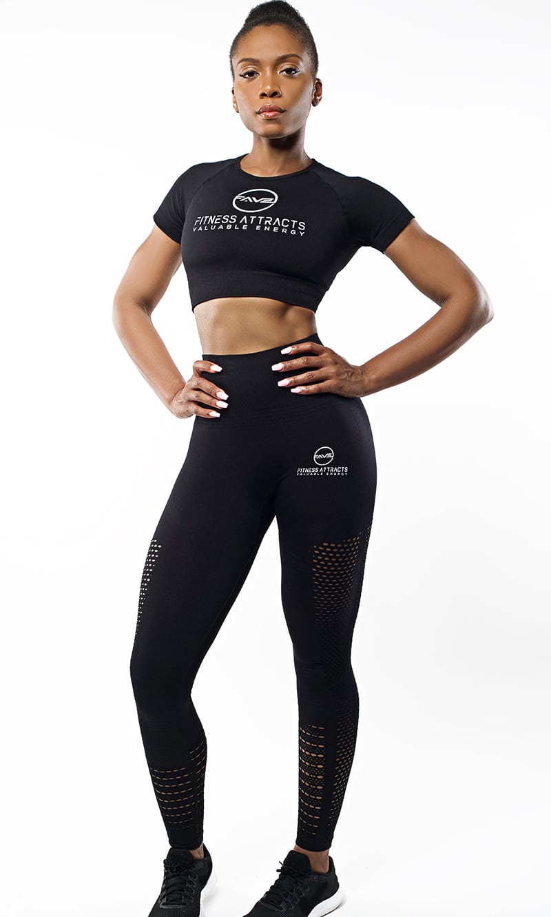 Sleek Black Workout Set – Manifest Sportswear